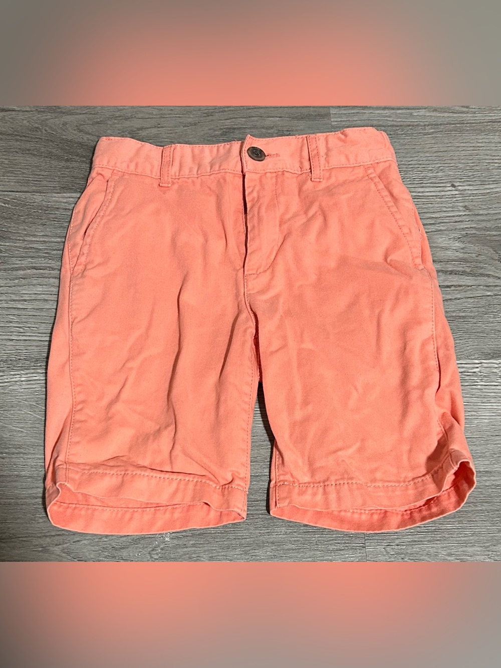 Youth 6 Coral Coral Cotton Shorts The Children’s Place